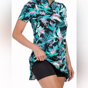 Tommy Bahama Golf Tennis Dress with Shorts Tropical Print Size Medium NWT